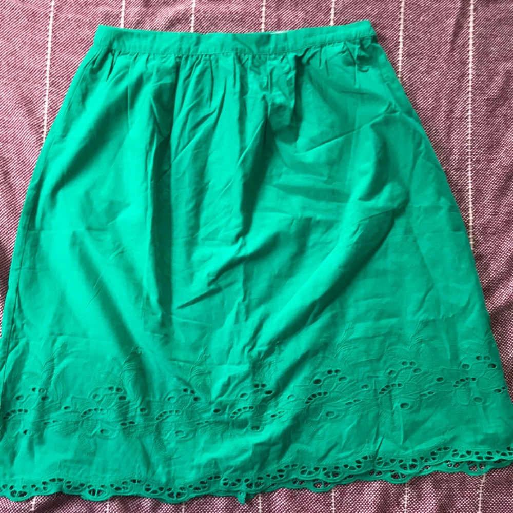 ModCloth Green Cupcake Skirt